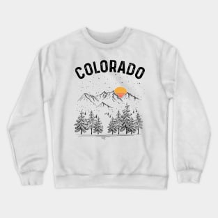 Colorado State Vintage Retro Crewneck Sweatshirt